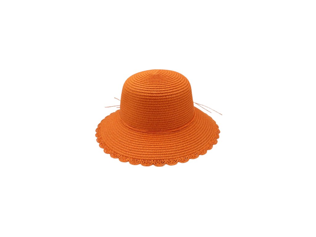 damsky letni klobouk hermine oranzova