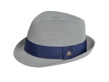 Bonneta Karfil Unisex letní háčkovaný nemačkavý trilby klobouk Ventair šedý