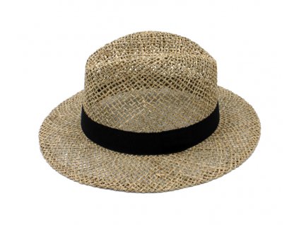Bonneta Hologramme Paris Unisex letní slaměný fedora klobouk Theodor