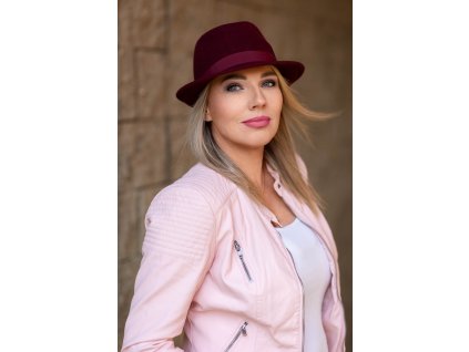 Bonneta Hologramme Paris Unisex zimn trilby vlnn klobouk Claude erven