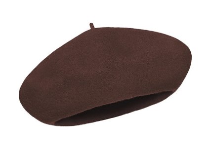 Bonneta Rabionek Dámský vlněný baret Alice tmavě hnědý