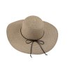 Bonneta Karfil Dámský letní klobouk s širokou krempou a páskem Tori béžový