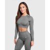 bezsvovy crop top s dlhym rukavom gym future