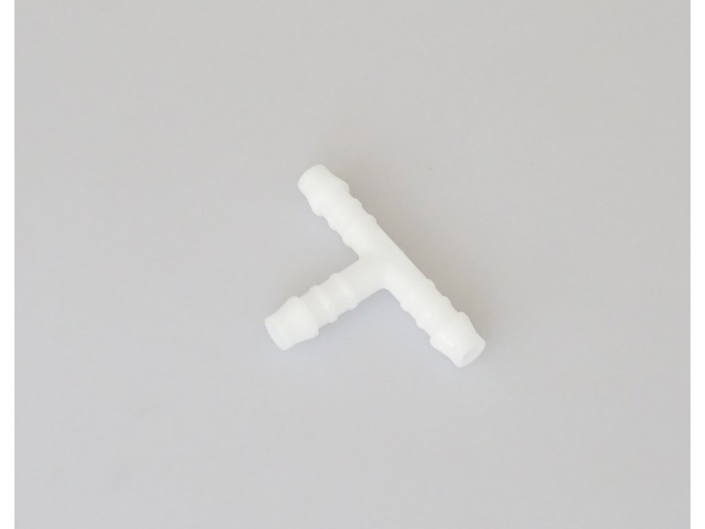 Hadicová spojka - rozdvojka plastová tzv. T, průměr 8 mm, univerzální
