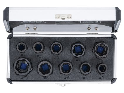 395961 hlavice 3 8 na poskozene srouby velikosti 9 19 mm sada 10 ks bgs 20210 01