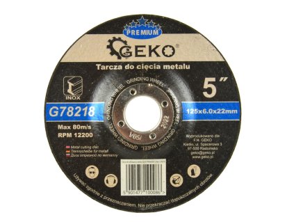 411351 brusny kotouc na ocel 125 x 6 x 22 23 mm inox