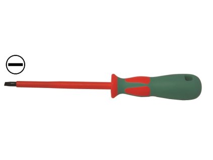 Elektrikářské šroubováky VDE ploché, izolace 1000 V, různé rozměry - JONNESWAY (Varianta JONNESWAY Velikost: 4,0x100 mm)