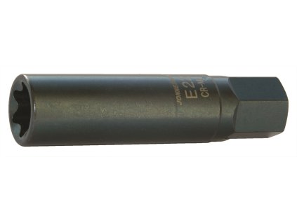Nástrčné hlavice TORX E úderové, různé velikosti, délka 107 mm - JONNESWAY (Varianta JONNESWAY Profil: Torx, Velikost: E24)