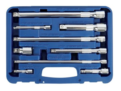 428331 prodlouzeni vykyvna 1 4 3 8 a 1 2 50 250 mm sada 9 ks kunzer