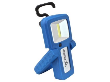 417606 5 dilenska montazni lampa led cob 2w nabijeci micro usb s magnetem a otocnym hakem asta