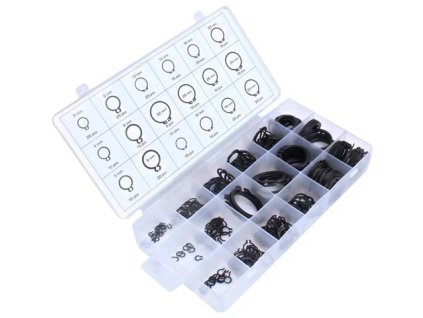 419418 pojistne krouzky na hridele vnejsi segrovky prumer 4 32 mm sada 300 kusu