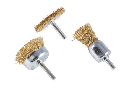 456156 ocelovy kartac do vrtacky sada 3 ks 6mm unasec qs14041