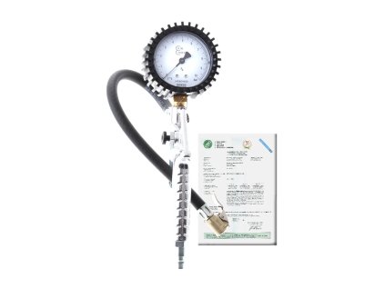 401823 pneuhustic s certifikatem 0 10 bar manometr 63 mm hadice 30 cm cejchovany omg73