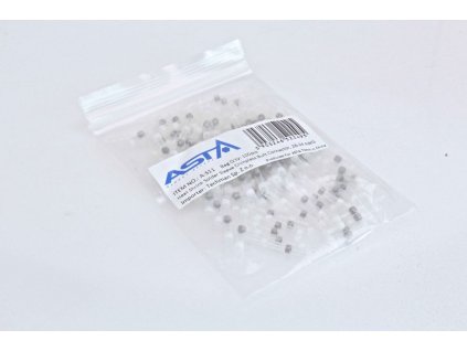 Smršťovací hadičky s cínem, různé velikosti, balení 100 kusů - ASTA (Varianta ASTA Velikost: 1.7x26 mm)