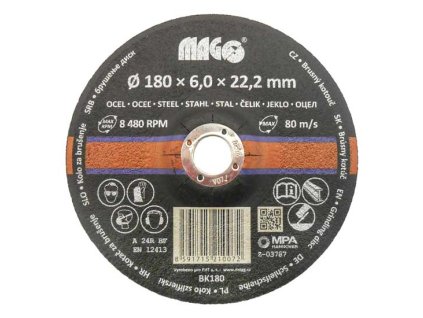 419448 kotouc brusny 180 x 6x 22 2 mm na kov