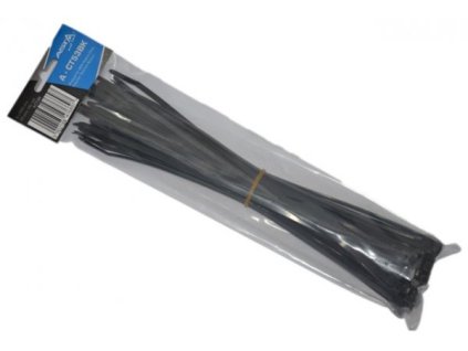 417774 stahovaci pasky 5 x 300 mm 50 kusu cerna barva