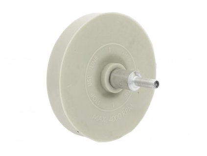 402471 gumovy kotouc na odstraneni samolepek 86 5 mm do vrtacky drik 6mm