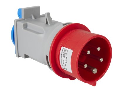 436590 redukce do zasuvky z 380 v na 230 v ochrana ip44