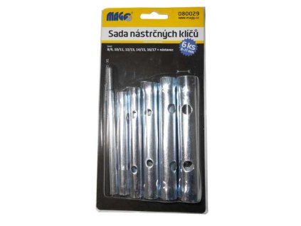 413382 trubkove nastrcne klice 8 17 mm s nastavcem sada 6 kusu