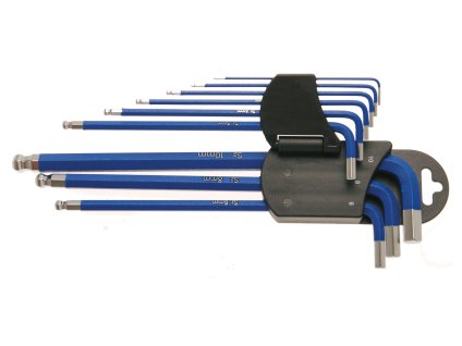 401607 klice imbus 9ks extra dlouhe s kulickou a magnetem bgs 35100 04