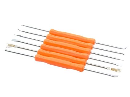 Pomůcky pro pájení - hroty, háčky, škrabky, sada 6 ks - JM-Z01