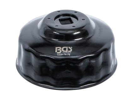409911 2 hlavice na povolovani olejovych filtru 74 76 mm 15 hran ford vw bgs 1039 74 76