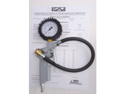 455103 pneuhustic s certifikatem cejchovany 0 10 bar manometr 63 mm hadice 40 cm gav 60 dt
