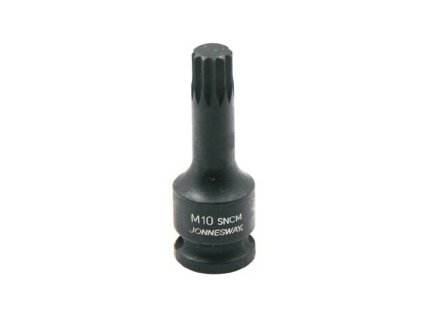Zástrčné hlavice úderové XZN, 1/2", různé velikosti, délka 60 - 100mm - JONNESWAY (Varianta 100mm - JONNESWAY Velikost: M10x100 mm)
