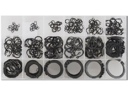 412713 pojistne krouzky na hridele vnejsi segrovky prumer 3 32 mm sada 300 kusu