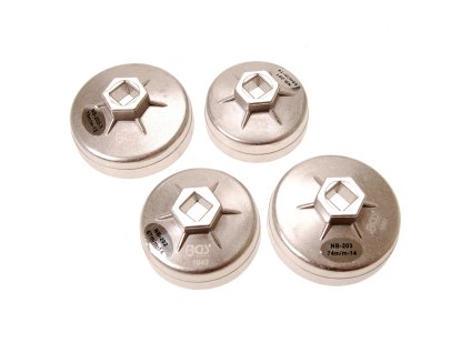 398145 hlavice na povolovani olejovych filtru sada 4ks bgs 8384 01