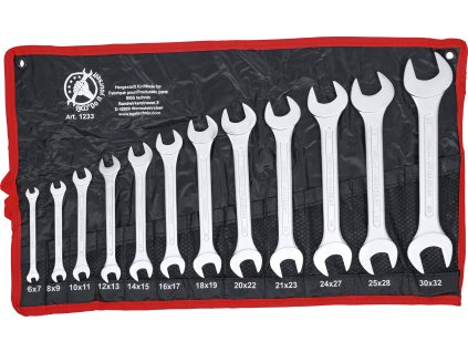 419034 klice ploche otevrene dvoustranne 6 x 7 30 x 32 mm sada 12 kusu 01