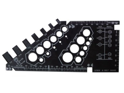 423015 sablona merici pro srouby a matice