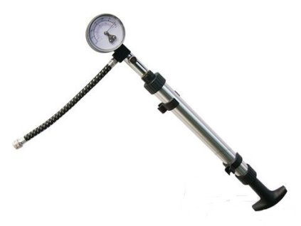 423792 pumpa vzduchova rucni na moto vidlice tlumice a pneumatiky manometr 0 1 4 0 bar