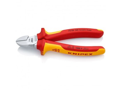 456456 bocni stipaci kleste elektrikarske izolovane 1000 v 160 mm knipex 70 06 160
