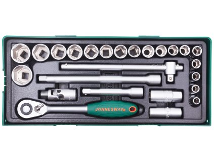 408477 gola sada 1 2 6hranne hlavice 10 32 mm 25 kusu v kazete jonnesway s04h4125sp