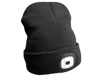 Čepice s čelovkou 45 lm, nabíjecí, USB, univerzální velikost, různé barvy - SIXTOL (Varianta SIXTOL Barva: modrá)