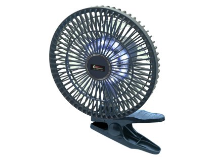 Ventilátor SILENT 210mm AKU nabíjecí 2000mAh s osvětlením klips