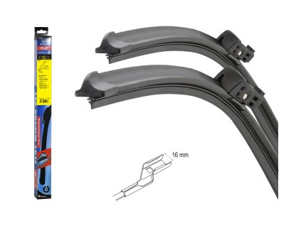 Stěrače FLAT SET (CUBE16) 610+480mm