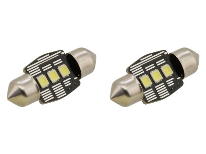 Žárovka 3 LED SMD 12V suf.11X32 SV8.5 NEW-CAN-BUS bílá 2ks