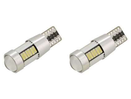 Žárovka 27 LED 12V T10 NEW-CAN-BUS bílá 2ks