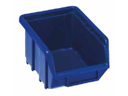 411630 plastovy box 110 x 170 x 76 mm modry