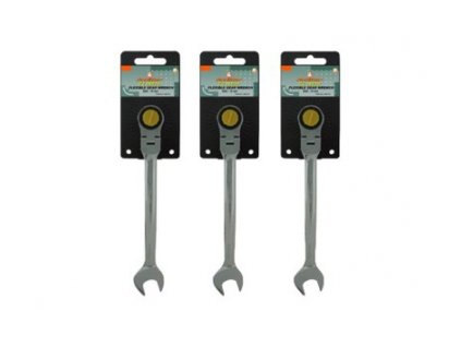 Ráčnové očkoploché klíče s kloubem, velikosti 8-24 mm - JONNESWAY (Varianta JONNESWAY W66110 Velikost: 10 mm)