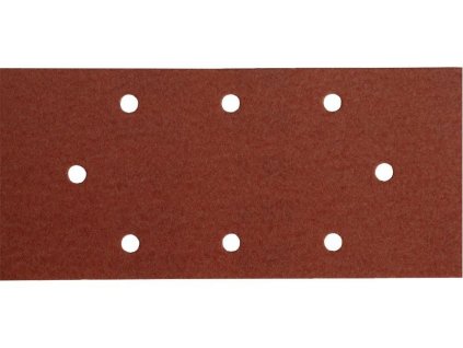 Brusné papíry, různé hrubosti, 93x190 mm, 8 otvorů, suchý zip, 10 ks - EXTOL PREMIUM (Varianta smirek P120, 93 x 190 mm, 8 otvorů, balení 10 kusů - EXTOL PREMIUM EX242120 Zrnitost: P120)