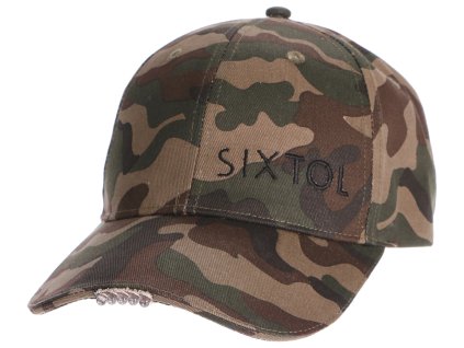 Kšiltovky s LED světlem 25 lm, nabíjeci USB, univerzální velikost - SIXTOL B-CAP (Varianta SIXTOL B-CAP Barva: bílá)