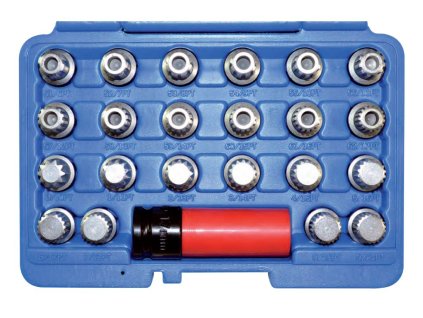 428310 hlavice na bezpecnostni srouby kol vag sada 23 ks kunzer