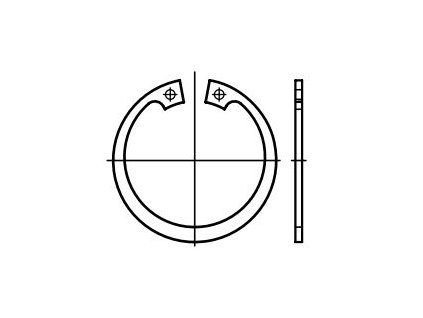 Pojistné kroužky do otvoru - vnitřní segrovky DIN 472, různé rozměry (Varianta vnitřní segrovky DIN 472, vnější průměr 16 mm, balení 10 kusů Vnější průměr: 16 mm)
