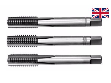 Závitníky sadové Whitworth BSW NO, PN8/3011, různé rozměry, sada 3 ks - Bučovice Tools (Varianta Bučovice Tools Velikost: 1)