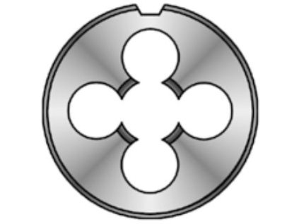 Závitová očka - čelisti HSS, jemný levý závit, DIN EN 22 568, různé rozměry Bučovice Tools (Varianta čelisti HSS, jemný levý závit, DIN EN 22 568, různé rozměry Bučovice Tools Velikost: 1.7x0.35 mm)