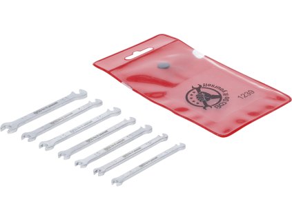 466729 klice ploche otevrene dvoustranne 3 5 5 mm mini provedeni sada 7 dilu v obalu