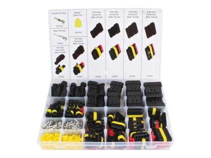 456423 elektricke konektory stekry vodeodolne sada 622 ks